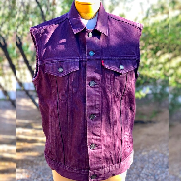 Jackets \u0026 Coats | Purple Denim Jacket 